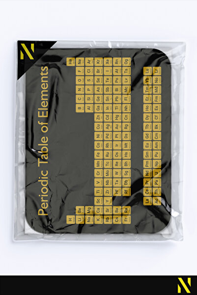 nilizma Mousepad ergonomic cu model din tabelul periodic, bază anti-alunecare, pentru uz casnic și la birou.