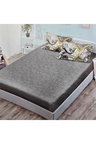 Kotonia Home Lenjerie intimă fină din satin cu elastic, XXL - Model geometric, 4 bucăți, Talo, 13