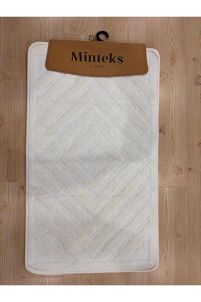 Minteks Mi̇nteks 2-Pack Bath Mat Cotton