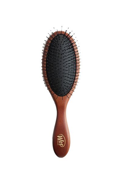 Wet Brush Naturals Medium Wooden Hairbrush - Brown/Black