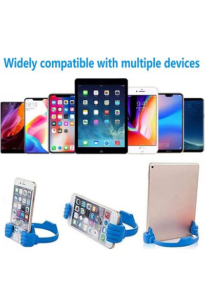 Kinizuxi Universal Phone Holder, Silicone/plastic, Blue, 12 X 16 Cm