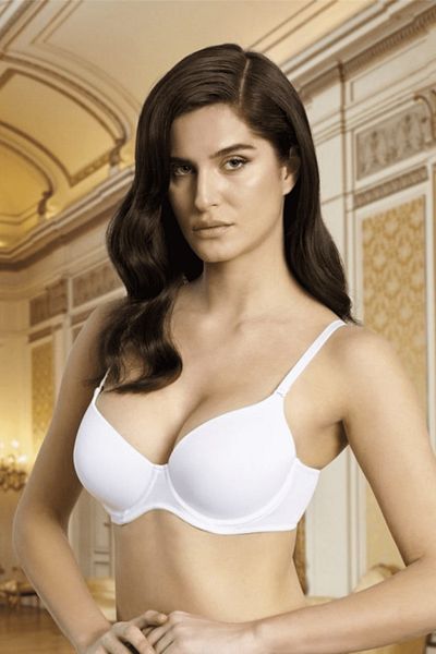 Mavelle Women's White Supported Push-Up Bra 199