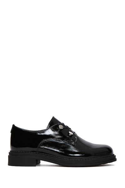Derimod Black Patent Leather Women's Shoes - Casual 24wfd 411716