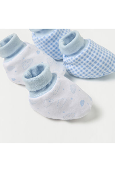 Juniors Printed Booties - Set of 2