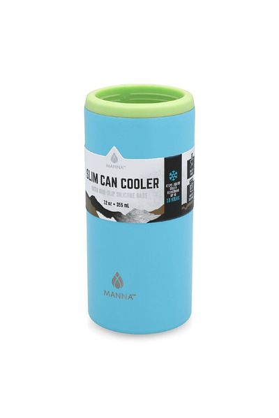 manna Durable Design Slim Can Cooler Tumbler with Non-Slip Silicone Base 355 ml