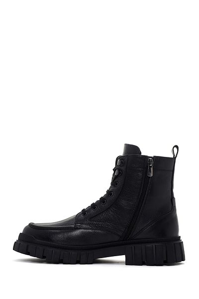Derimod Men's Boots - Black Leather, Zippered, 24wfd 700718