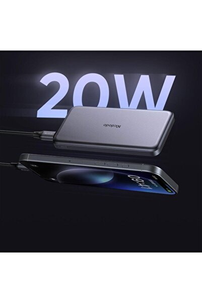 Mcdodo Mc-3781 20w 10.000 Mah Metal Ultra Ince Powerbank