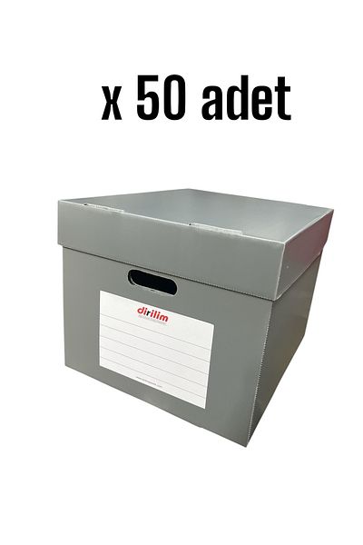 dirilim plastik Reborn Plastic Archive Box 42*35*30cm 5 Pieces Folder Capacity Folder Plastic Corrugated 50 Pieces