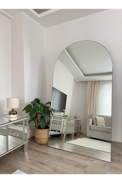 EFFE YAPI DEKOR Çerçevesiz Model 180X100 cm Oval Ayaklı Boy Aynası