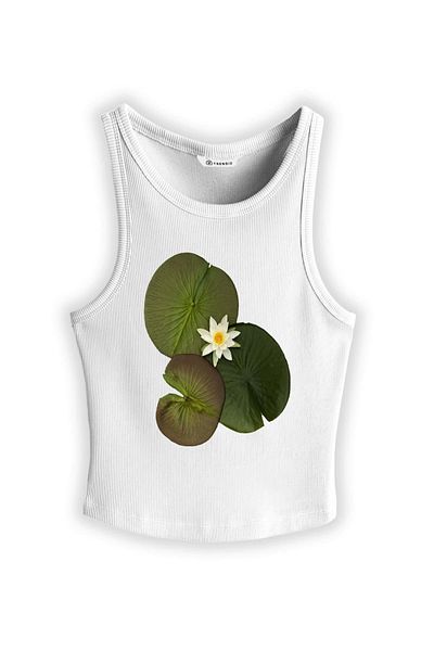 Trendiz Women's Nilüfer Strappy Tank Top White 9013