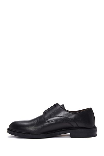 Derimod Men's Black Laced Leather Classic Shoes 24Wfd670018