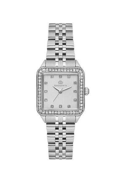 Bigotti Bg.1.10599-1 Stone Design 3 Atm Water Resistant Metallic Color Women's Wristwatch