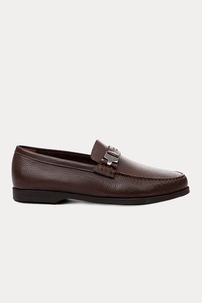 Fratelli Rossetti Leather Loafer Shoes - Metal Buckle