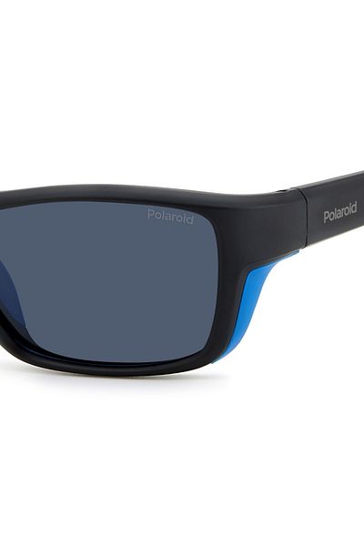 Polaroid Pld 7046/s Oy4/c3 Men's Polarized Sunglasses, Black, Rectangular, 57 Mm
