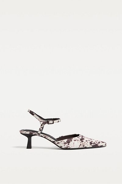 Stradivarius Printed heeled shoes
