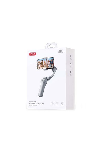 REDz Accessories Stabilizator Gimbal, Suport Telefon Selfie, Anti-Shake, XO (SS17), Gri