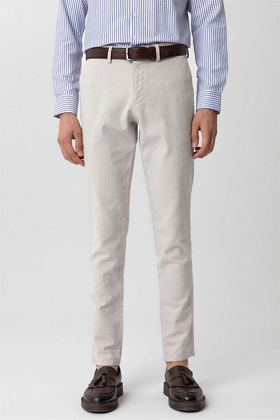 SÜVARİ Παντελόνι Stone Slim Fit Dobby Canvas
