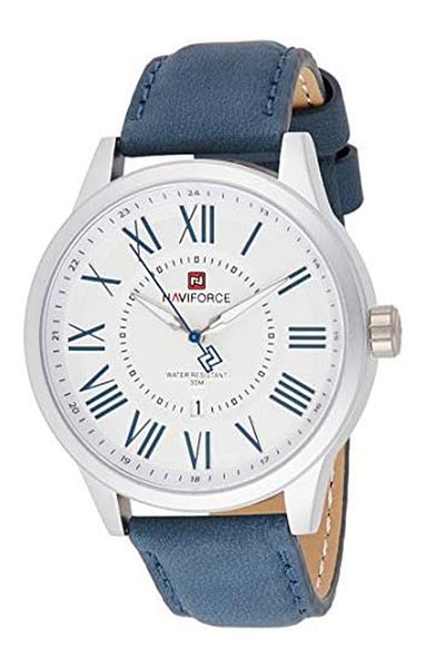 Naviforce Naviforce Watch Men's Analog Sports Watch with Attractive Leather Strap