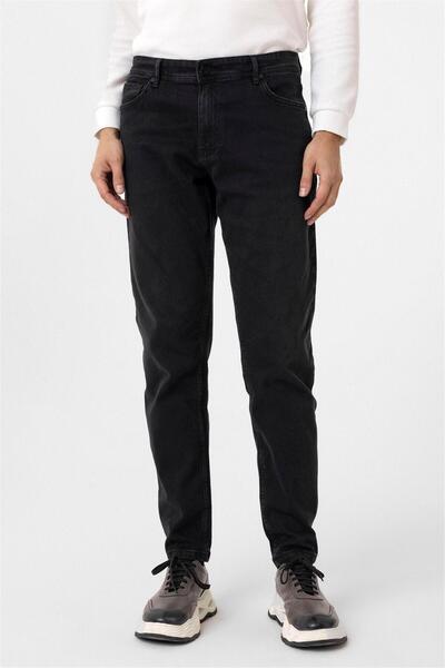 SÜVARİ Siyah Regular Denim Pantolon