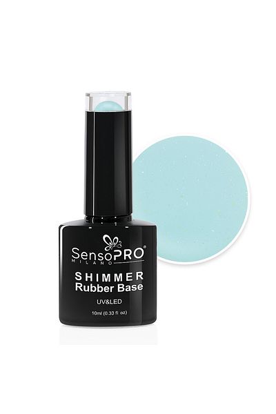 SensoPRO Milano Bază de cauciuc strălucitor - #26 Miere de afine, 10ml