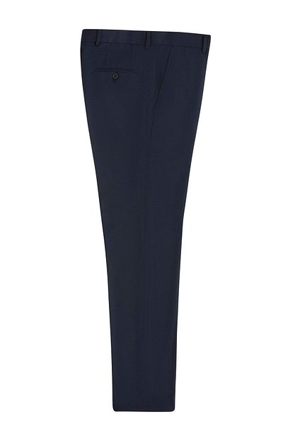 SÜVARİ Παντελόνι από ύφασμα με κανονικό σχέδιο Navy Blue