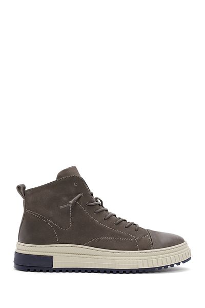 Derimod Men's Nubuck Leather Sports Boots - Zippered, Mink 24Wfd6929V3
