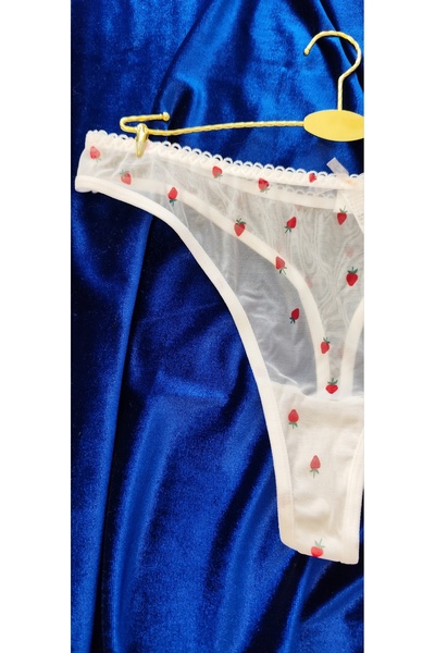 ARONA Desenli Şık Tül Tanga