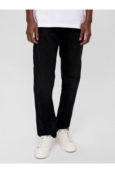 s.Oliver Nelio Men's High Waist Slim Fit Jeans, , Black