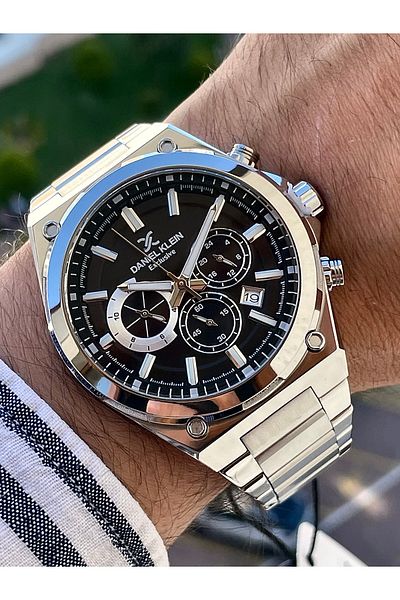 Daniel Klein Men's Watch Durable and Stylish Design Steel Band, Metal Men's Watch with 2 Years Warranty