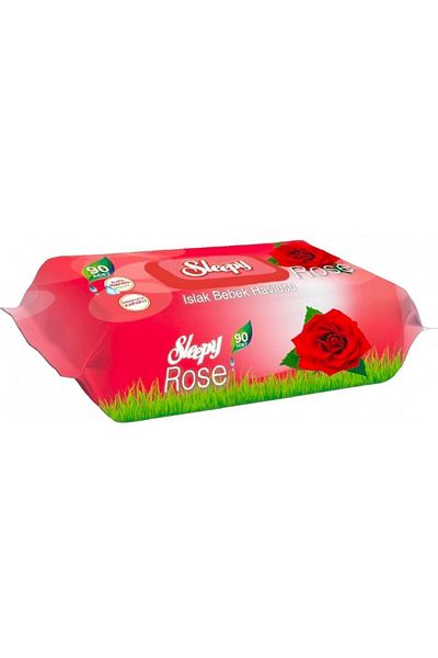 Sleepy Wet Towel with Rose Scented Cover 90's