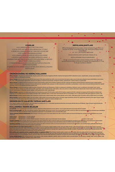 BMUSA Ranger Mikrobiyal Yaprak Gübresi 1 Lt