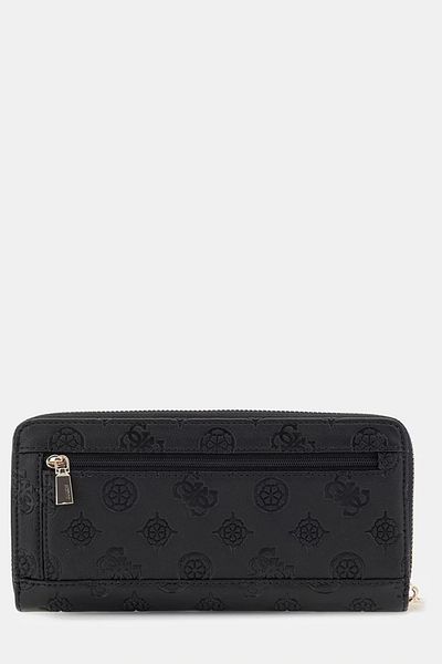 Guess Gerty Slg Large Zip Around Women's Black Wallet Swpd9529146-Bla