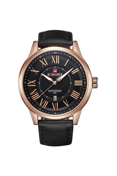 Naviforce Naviforce Watch Men's Analog Sports Watch with Attractive Leather Strap