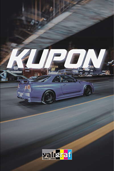 Yalıgraf Reklam Tabela ملصق سيارة كوبون، ملصق سيارة 20x5 سم