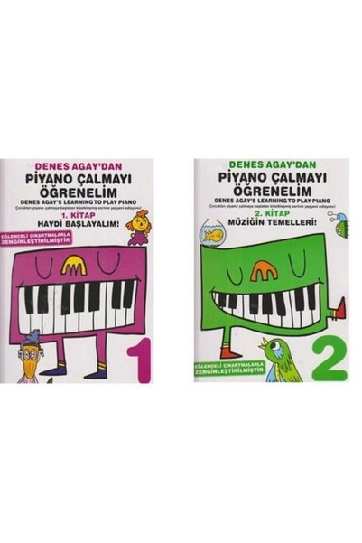 Porte Müzik Eğitimi Denes Agay 'dan Piyano Çalmayı Öğrenelim 1. Kitap Ve 2. Kitap (SET) İADESİ YOKTUR.