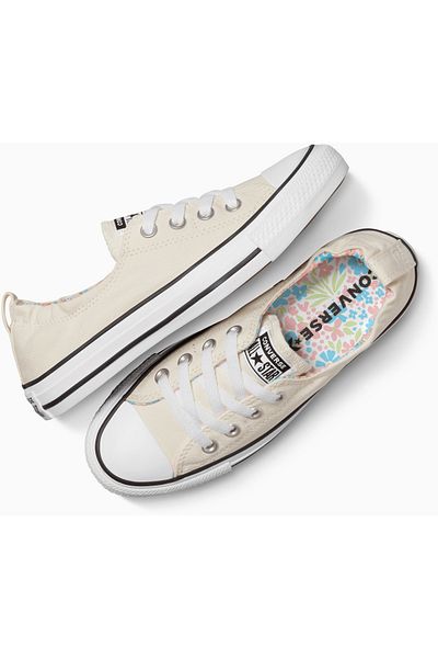 converse Sneakers Converse Chuck Taylor All Star Shoreline Mini Flowers, Beige, Unisex