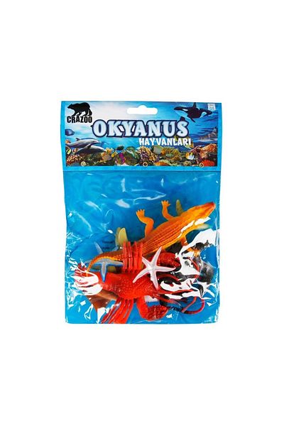 Emperium Ocean Animals Animal Play Set with Bag