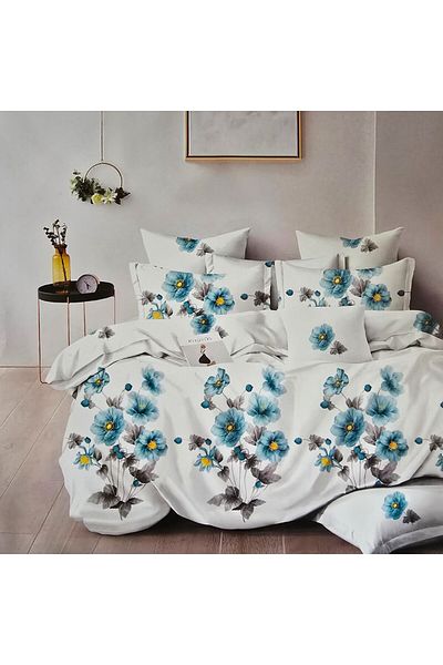 Kotonia Home Finet Gros Bed Linen, Xxl - Floral Pattern, 6 Pieces, Talo, 10