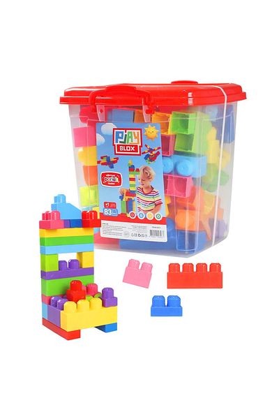 Art Tone Playblox block bright 3073 plastic box 83 pieces +1