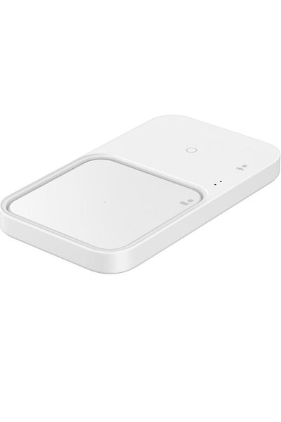 Samsung Incarcator wireless Samsung, Fast Charger Duo, inclus incarcator retea, Alb