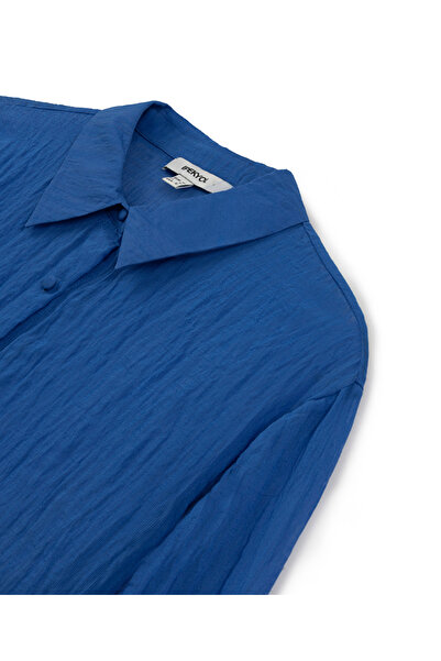 İpekyol Belden bağlamalı kırışık efektli gömlek