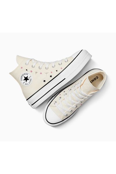 converse Sneakers Converse Chuck Taylor All Star Lift Platform Celestial, Beige, Unisex