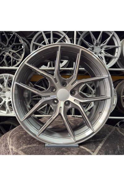 kormetal 19 inç 5x112 Mercedes E200  Uyumlu Gun Metal Elmas Kesim Jant Modeli (4 ADET )