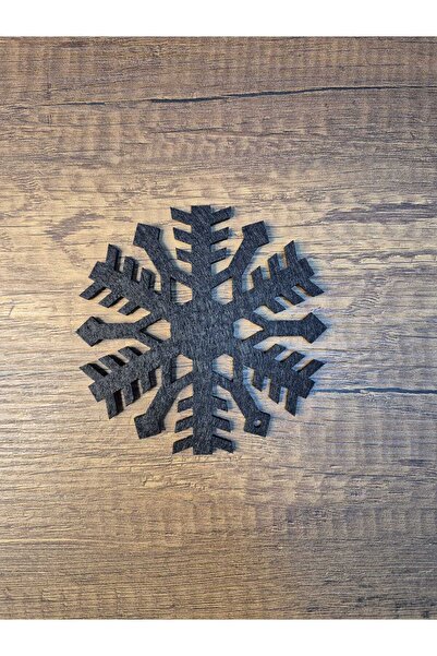 Grand Fine Art طقم قواعد أكواب من اللباد مكون من 4 قطع دائرية سوداء على شكل ن...