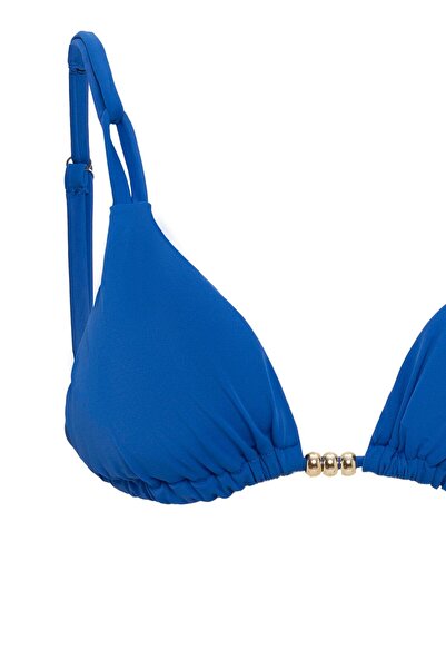 AQUAVİVA Women's Saks Izabella Gold Accessory Triangle Bikini Set