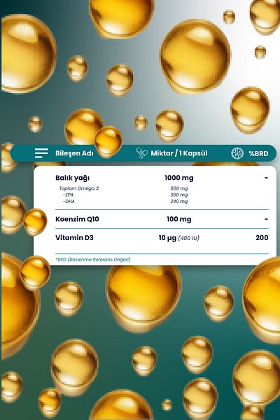 Smartcaps Omega 3 Vitamin D3 Q10 30 Softgel