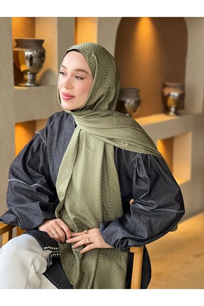 Modakaşmir Water Wave Pattern Shawl