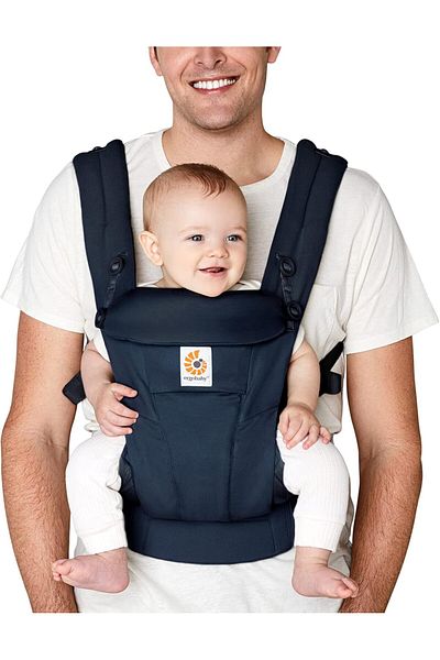 Ergobaby Breeze All Carry Positions Breathable Mesh with Enhanced Lumbar Support & Airflow (7-45 Lb)