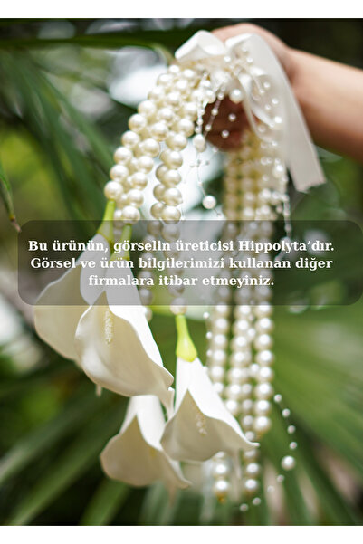 Hippolyta İNCİLİ GALA GELİN ÇİÇEĞİ - İNCİLİ GALA GELİN BUKETİ