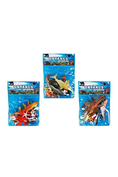 Emperium Ocean Animals Animal Play Set with Bag